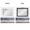 Amanti Art Mirror Makeover Bathroom Mirror Frame Border Kit - Fully Assembled Peel and Stick Frame - Mirror NOT Included - Trio Trim